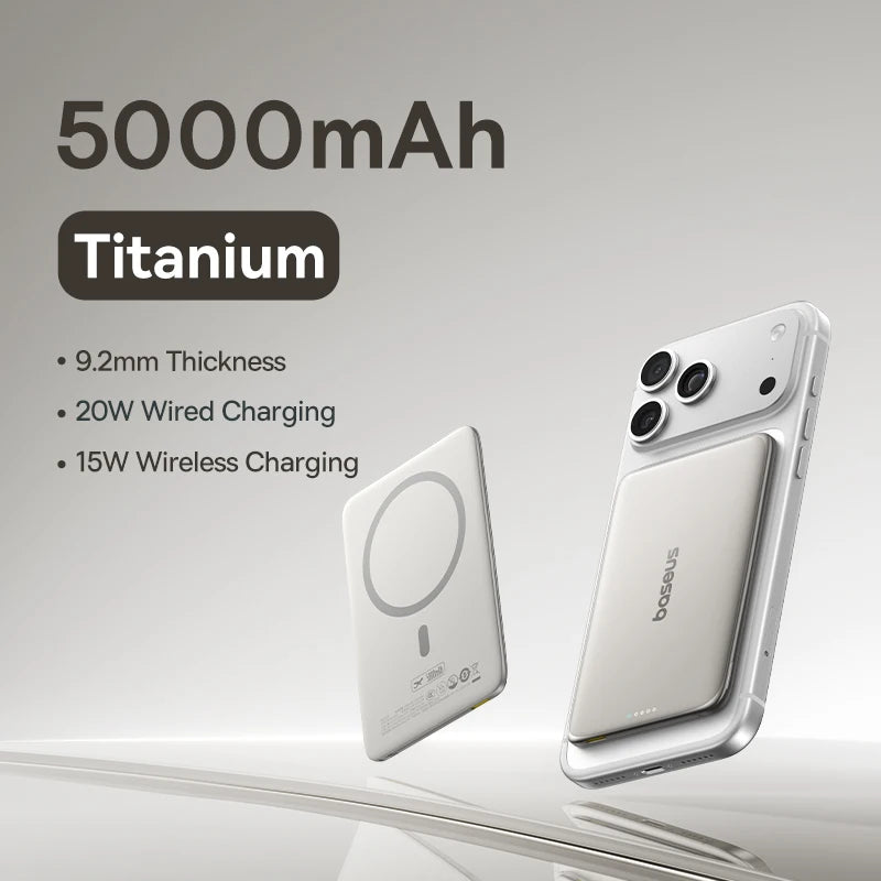Batterie Externe Magnétique Baseus 5000mAh (20W)