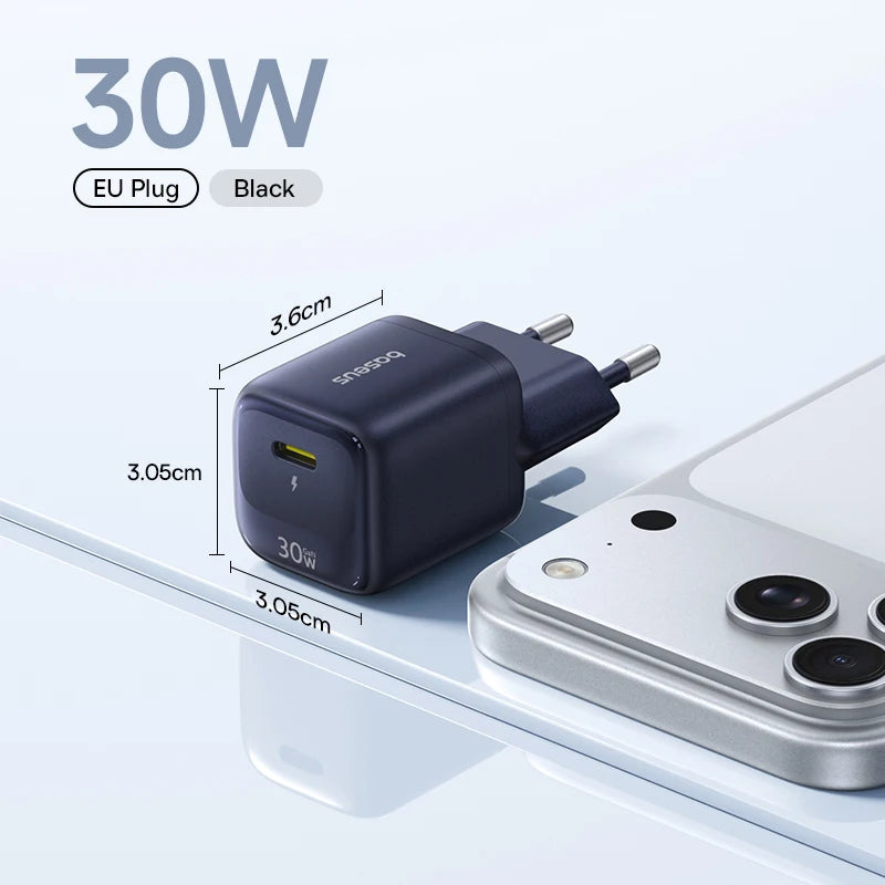 Chargeur Ultra Rapide GaN 30W - Baseus