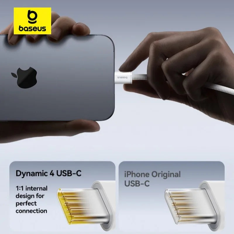 Câble de Charge Rapide USB-C vers USB-C Baseus Dynamic 4 — 100W