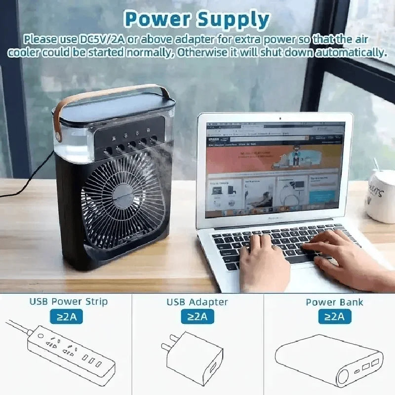 Rafraîchisseur d'Air Mobile 3-en-1 – Hydro-Cool Cube