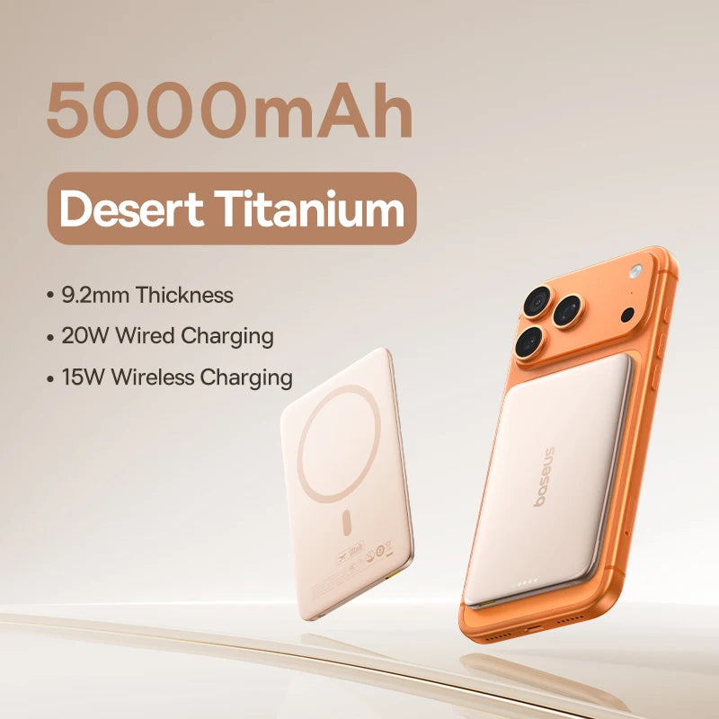 Batterie Externe Magnétique Baseus 5000mAh (20W)