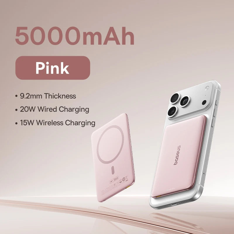 Batterie Externe Magnétique Baseus 5000mAh (20W)