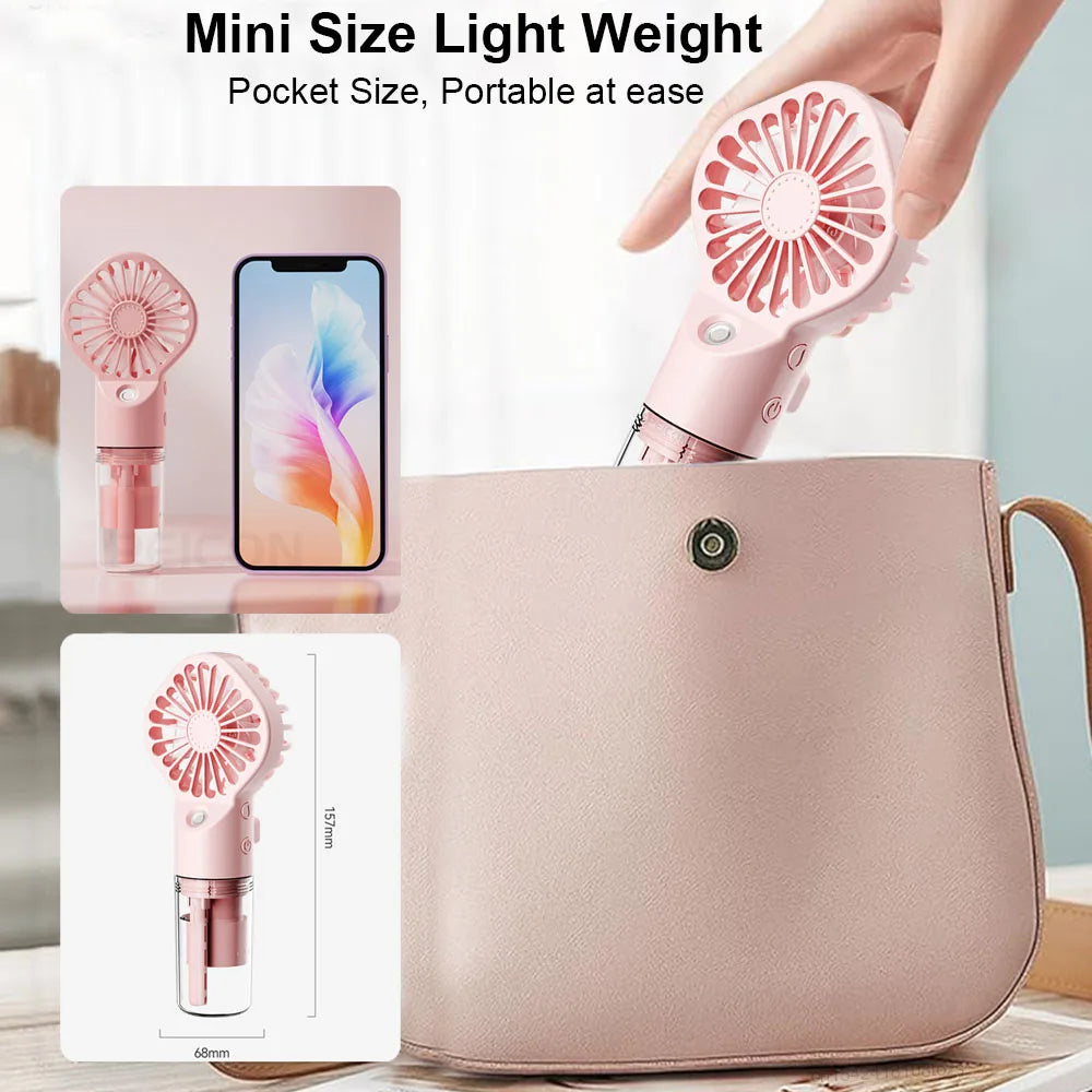 Brumisateur & Ventilateur de Poche 2-en-1 – PocketMist