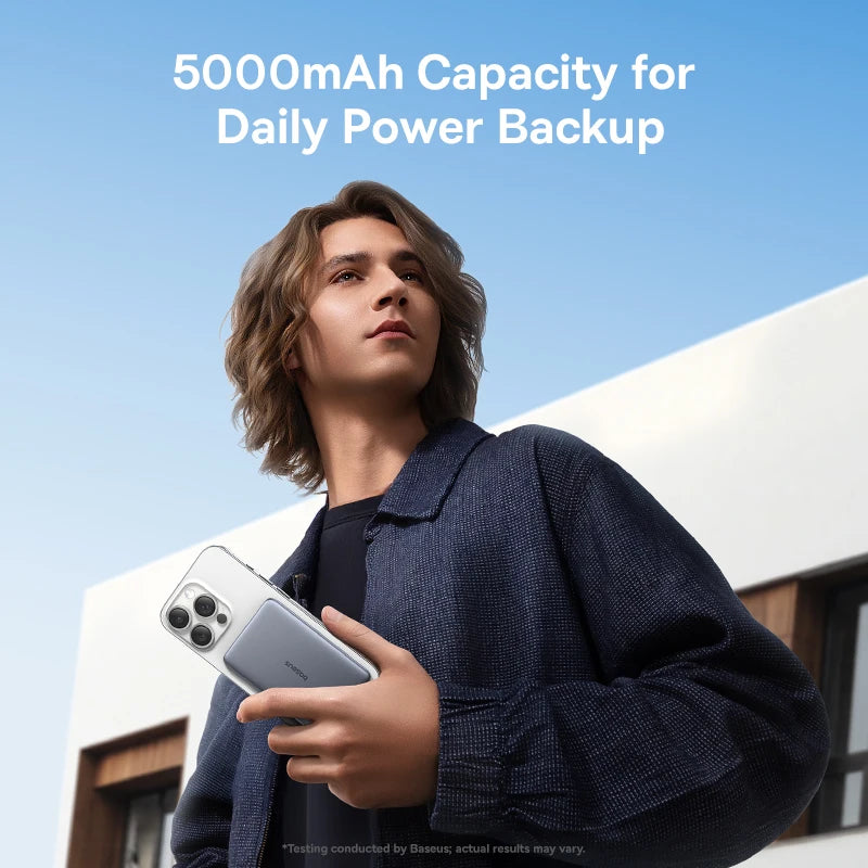 Batterie Externe Magnétique Baseus 5000mAh (20W)