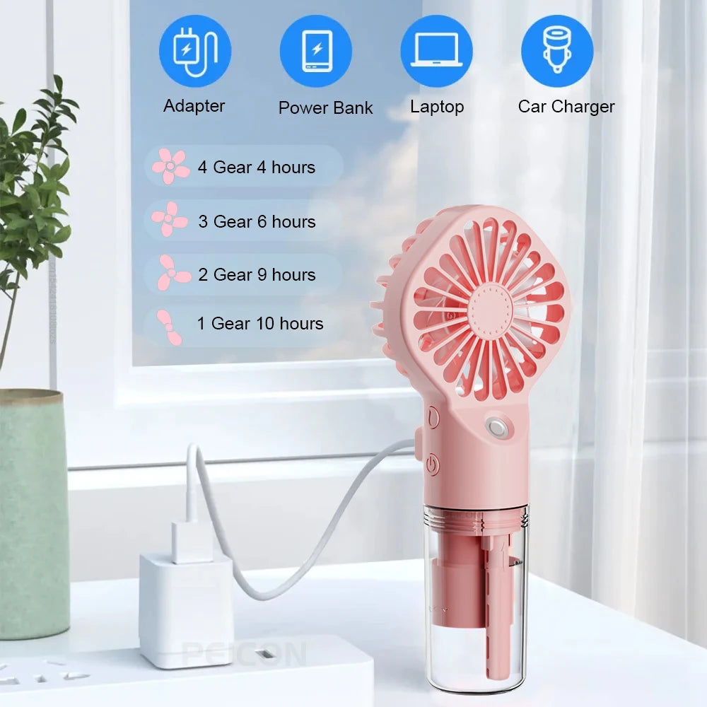 Brumisateur & Ventilateur de Poche 2-en-1 – PocketMist